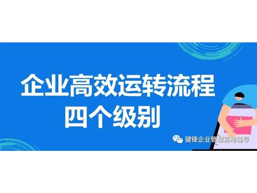 企業高效運轉流程的四個級別